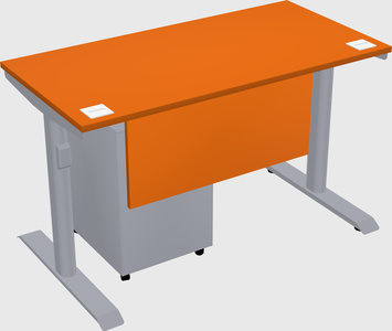 Dual motor electric desk