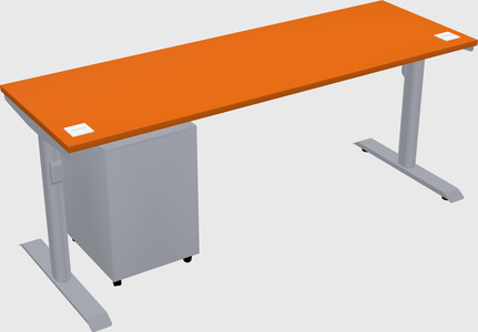 Dual motor electric desk