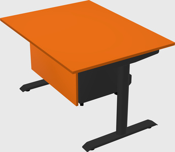 Dual motor electric desk