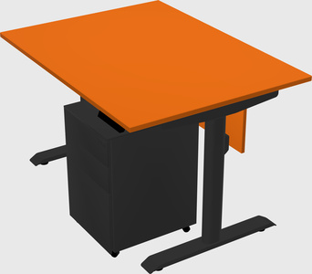 Dual motor electric desk