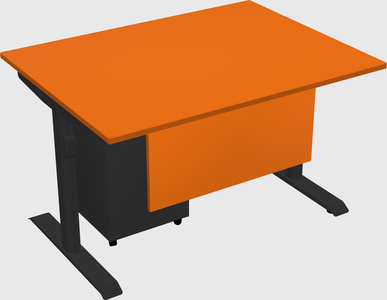 Dual motor electric desk