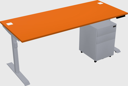 Dual motor electric desk