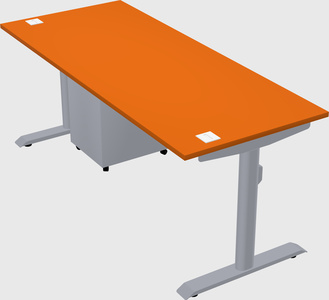 Dual motor electric desk