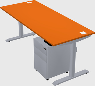 Dual motor electric desk