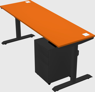 Dual motor electric desk