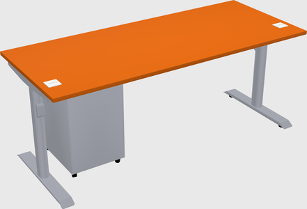 Dual motor electric desk