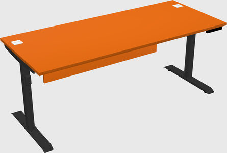 Dual motor electric desk