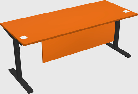 Dual motor electric desk