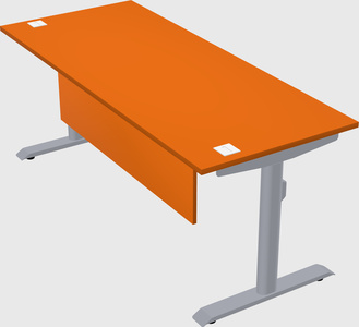 Dual motor electric desk