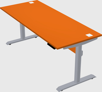 Dual motor electric desk