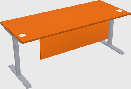 Dual motor electric desk