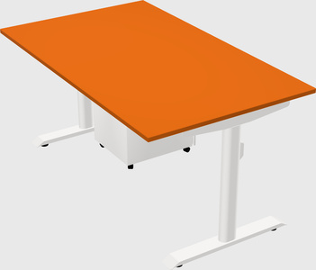 Dual motor electric desk