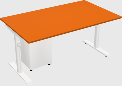 Dual motor electric desk