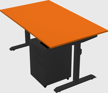 Dual motor electric desk