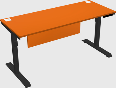 Dual motor electric desk