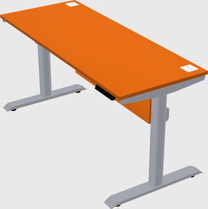Dual motor electric desk