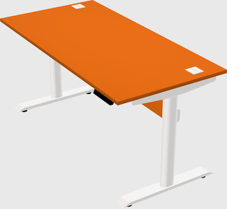 Dual motor electric desk