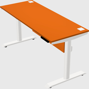 Dual motor electric desk