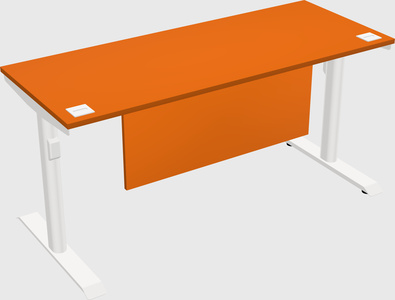 Dual motor electric desk