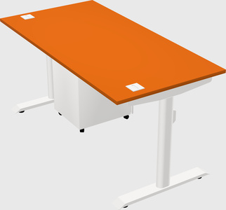 Dual motor electric desk
