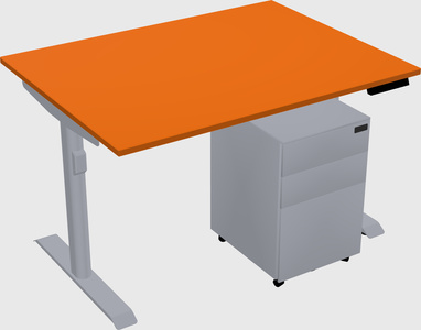 Dual motor electric desk