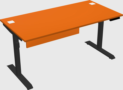Dual motor electric desk