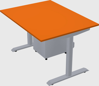 Dual motor electric desk