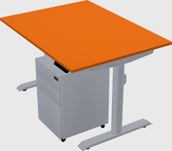 Dual motor electric desk
