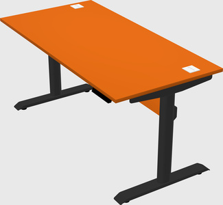 Dual motor electric desk