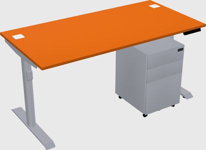 Dual motor electric desk