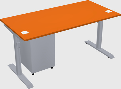 Dual motor electric desk