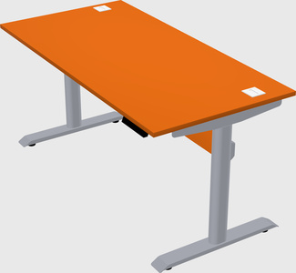 Dual motor electric desk