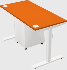Dual motor electric desk