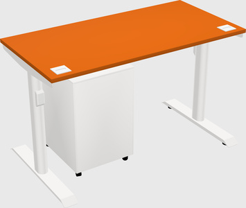 Dual motor electric desk