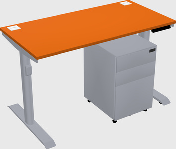 Dual motor electric desk