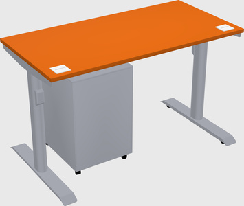 Dual motor electric desk