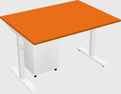 Dual motor electric desk