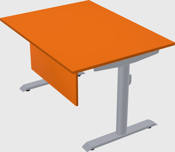 Dual motor electric desk