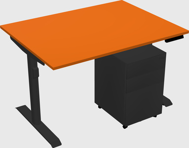Dual motor electric desk