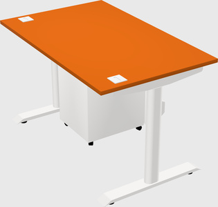 Dual motor electric desk