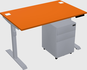 Dual motor electric desk