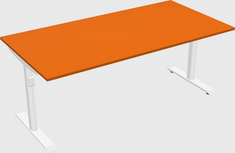 Dual motor electric desk