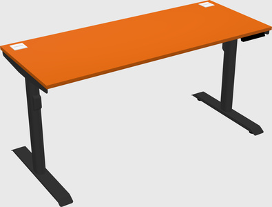 Dual motor electric desk
