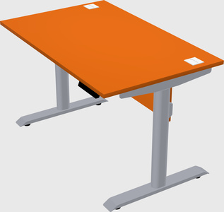 Dual motor electric desk