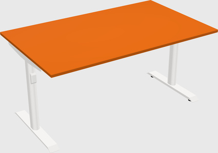 Dual motor electric desk