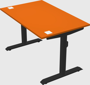 Dual motor electric desk
