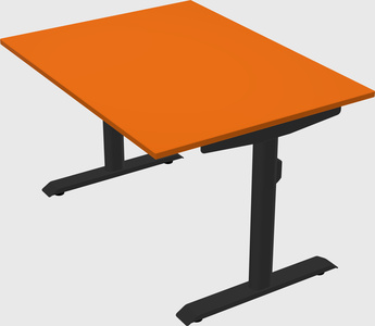 Dual motor electric desk