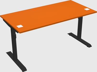 Dual motor electric desk