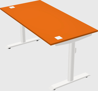 Dual motor electric desk