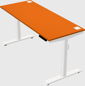 Dual motor electric desk